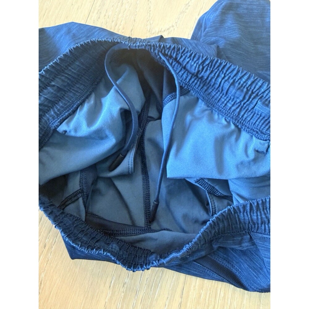 Lululemon Pace Breaker Linerless Short 7" Men Navy Heathered Gym Active Small - Picture 6 of 7